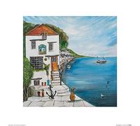 Joe Ramm (Dog and Anchor Art Print, Multi Coloured, 40 x 40cm