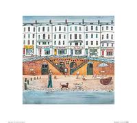 Joe Ramm (Fishing Quarter Art Print, Multi Coloured, 40 x 40cm