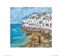 Joe Ramm (Harbour Hound Art Print, Multi Coloured, 40 x 40cm