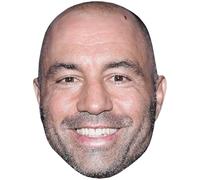 Joe Rogan (Beard) Celebrity Mask, Flat Card Face, Fancy Dress Mask