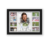 Joe Root Signed Poster Print - Limited Edition Autograph Fan Gift - Collectible Memorabilia Wall Art Merchandise (Framed A3 (30x40cm))