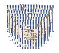Joe & Seph’s Cinema Salted Popcorn 60g x12 | Gourmet Air-Popped Popcorn Bulk Pack | Perfect Party Snack | Classic Salted Movie Night Treat
