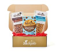 Joe & Seph’s Ultimate Night In Gift Box | 2x Gourmet Popcorn & 1x Chocolate Popcorn Bites | Sweet Snack Selection | Chocolate Treat Gift for Men & Women