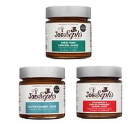 Joe & Seph's Caramel Dessert Sauce Gourmet Selection Set - 3 x Jars | Handmade in the UK | Suitable for Vegetarians | Perfect for Home Baking | Ice-cream Toppings | Spread | Cakes - 690g