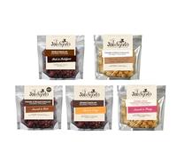 Joe & Seph's Chocolate Popcorn Tasting Selection (5x30g)| gourmet popcorn, air-popped popcorn, chocolate snack, gifts for men and women, sweet popcorn, movie night snacks