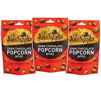 Joe & Seph's Dark Chocolate Popcorn Bites 3 Pack - Salted Caramel Popcorn 63g