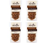 Joe & Seph's Double Chocolate Popcorn (4x80g) | Gourmet Air-Popped Popcorn, Sweet Chocolate Snack for Movie Night