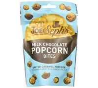 Joe & Seph's Milk Chocolate Popcorn Bites 63g | Crunchy popcorn, with a soft chewy centre, encased in smooth Milk Chocolate | For Everyday Snacking