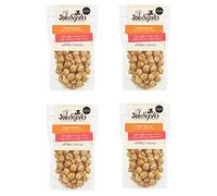 Joe & Seph's Peanut Butter Popcorn (4x80g) | 2 Star Great Taste Award, Air-Popped Popcorn, Sweet and Salted, Movie Night, on the Go Snack