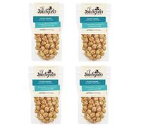 Joe & Seph's Salted Caramel Popcorn (4x80g)|2 Star Great Taste Award, gourmet popcorn, air-popped popcorn, popcorn bag, on the go snack, popcorn for a party, sweeet popcorn, salted caramel