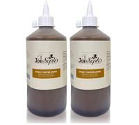 Joe & Sephs Sticky Toffee Caramel Sauce (1x1kg) |1 Star Great Taste Award, caramel drizzle, ice cream sauce, caramel sauce for coffee, vegetarian, home baking, cakes (Pack of 2)