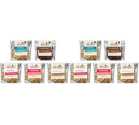 Joe & Seph's Summer Popcorn Tasting Selection (5x 30g), Salted Caramel, Caramel & Belgian Chocolate, Caramel, White Chocolate & Raspberry, Strawberries & Cream, Caramel & White Chocolate (Pack of 2)