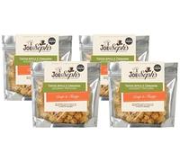 Joe & Sephs Toffee Apple with Cinnamon Popcorn Snack Bag, Handmade in UK, Suitable for Vegetarians, Gluten Free, Air-Popped, Movie Night in, 32 g (Pack of 4)