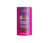 Joe & Seph's Vegan Dark Chocolate Caramel Truffles Gift Box (1x100g), Luxury Cocoa-Dusted Chocolate, smooth salted caramel, gifts for men and women, chocolate gift