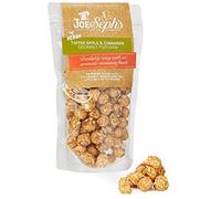 Joe & Seph's Vegan Toffee Apple with Cinnamon Popcorn (1x80g), 1 Star Great Taste Award, gourmet popcorn, air-popped popcorn, popcorn bag, popcorn for a party, sweet popcorn