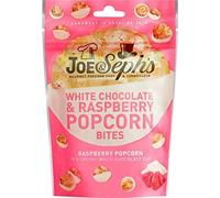 Joe & Seph's White Chocolate & Raspberry Popcorn Bites (1x63g), 1 Star Great Taste Award, gourmet, air-poppe