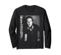 Joe Strummer Soho Recording The Clash By David Corio Long Sleeve T-Shirt