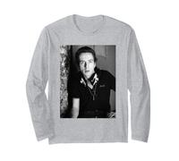 Joe Strummer The Clash Soho Recording By David Corio Long Sleeve T-Shirt
