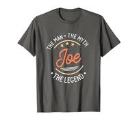 Joe The Man The Myth The Legend T-Shirt, Men, Asphalt Grey, 5X-Large
