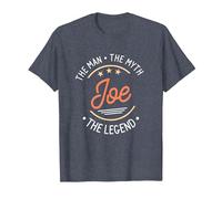 Joe The Man The Myth The Legend T-Shirt, Men, Heather Blue, Medium
