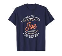 Joe The Man The Myth The Legend T-Shirt, Men, Navy Blue, 3X-Large
