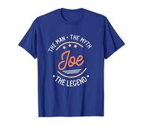 Joe The Man The Myth The Legend T-Shirt, Men, Royal Blue, 3X-Large