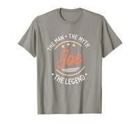 Joe The Man The Myth The Legend T-Shirt, Men, Slate Grey, Medium