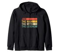 Joe The Man The Myth The Legend Vintage Gift for Joe Zip Hoodie