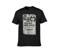 Joe Walsh Music Concert Tour Mens T-Shirt Casual Cotton Tees Tops T-Shirt Black L