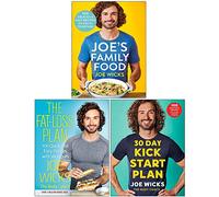 Joe Wicks Collection 3 Books Set (Joe's Family Food [Hardcover], The Fat-Loss Plan, 30 Day Kick Start Plan)