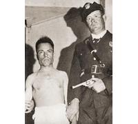 Joe Zangara in custody. Giuseppe Joe Zangara 1900 - 1933. Italian immigrant and naturalized citizen of the United States who attempted to assassinate the then-President-elect Franklin D. Roosevelt on