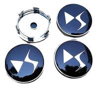 JOEBO 4pcs Car Hub Caps,For Citroen VTS Saxo Elysee DS3 DS6 DS7 C3 C4 C5, Logo Wheel Center Cover Sunscreen Waterproof,60mm,Blue