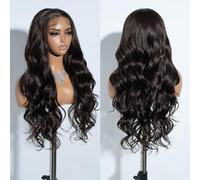 Joedir 13X4 Lace Frontal Wig Pre Plucked Synthetic Lace Front Wigs Natural Looking Body Wave Wigs for Women 30 Inch Loose Deep Wave Wig with Baby Hair Heat Resistant Hair Cosplay Daily Party Wigs