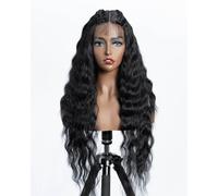 JOEDIR LUX Synthetic Fashion lace wig unique lace styling can be styled any way you like 26 Inches Curly Wig For Women's Everyday and Party Wear