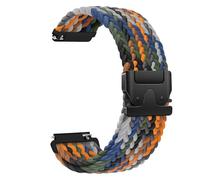 Joehwerr Compatible for Garmin venu 3S Straps/2S/Vivoactive 4S/Vivoactive 3S/forerunner 265S/255S, Parachute Buckle 18mm Braided Stretchy Nylon Sport Band, Coloured