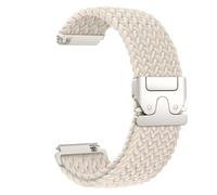 Joehwerr Compatible for Garmin venu 3S Straps/2S/Vivoactive 4S/Vivoactive 3S/forerunner 265S/255S, Parachute Buckle 18mm Braided Stretchy Nylon Sport Band, Starlight
