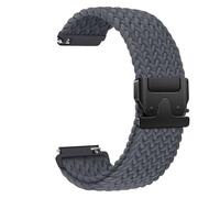 Joehwerr Compatible for Garmin venu 3S Straps/2S/Vivoactive 4S/Vivoactive 3S/forerunner 265S/255S, Parachute Buckle 18mm Braided Stretchy Nylon Sport Band, Grey
