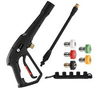 JOEJET High Pressure Washer Replacement Gun with Jet Wand and 5 Spray Nozzle Tips, Compatible with Some Karcher, Ryobi, Powerstroke Electric Power Washer