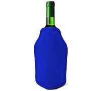 Joeji's Kitchen 1 Piece Wine Bottle Cooler with Freezer Compartment - Perfect for Cooling Wine Prosecco Champagne Bottles - Ideal for Dinner Parties, Picnics, Festivals - Blue..