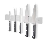 Joeji's Kitchen Strong Magnetic Knife Bar Holder Rack 40cm - Stainless Steel - Easy Installation 3M Adhesive or Screws - Perfect for Kitchen or Garage Utensils Tools