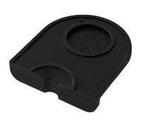 Joeji's Kitchen Tamping Mat Non Slip Countertop Coffee Tamper Mat with Portafilter Rest & Tamping Coffee Accessories Holder - Dishwasher Safe Silicone Kitchen Mat 14 x 12.5 cm for Home & Cafe Baristas