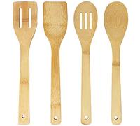 4pk Bamboo Wooden Kitchen Utensils - Natural