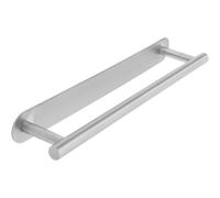 Joeji's Kitchen Bathroom Towel Holder Stainless Steel Towel Rail - Space-Saving, With Self-Adhesive Option - 40cm Silver