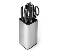 joeji's Stainless Steel Knife Block Without Knives - Universal, 14 Slots | Kitchen Knife Organiser, Metal Knife Stand, Countertop Knife Storage, Knife Holder Stand, Modern Knife Display