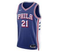 Joel Embiid Philadelphia 76ers Icon Edition Men's Nike Dri-FIT NBA Swingman Jersey - Blue - Polyester M
