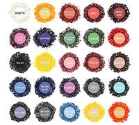 JOELELI DIY Candle Dye Wax Dyes - 25 Colours Soy Wax Dye Flakes, 5g per Packet for Soap & Candles Making