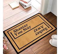 Joelmat Sashay Away, Shantay You Stay Entrance Non-Slip Indoor Rubber Door Mats for Front Door/Bathroom/Garden/Kitchen/Bedroom 23.6"x 15.7"