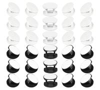 JOENCOST 30PCS Collapsible Phone Holders, Adhesive Cell Phones Grip Holder Blank Phone Finger Expanding Stand Holder with Two-Sided Sticker for Smartphone and Tablets (Mix)
