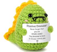 JOEPACXIC Mini Funny Handmade Crochet Dinosaur for Daughter Gifts from Mom Dad, Birthday Gifts for Daughter, to My Daughter for Christmas Inspirational Gift Idea