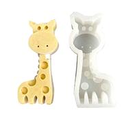 JOERBABU Giraffe Candle Silicone Molds Animal Candle Resin Mould for Elephant Frog Candle Making Mould Soap Home Decorations